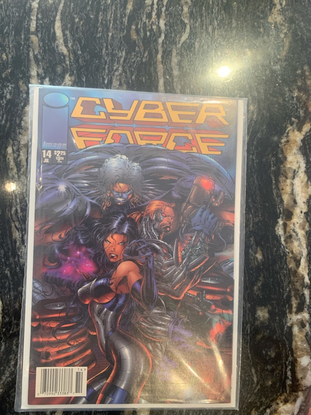 Cyberforce #14 Comic Book Mint condition - Bold Purple & Black Cover